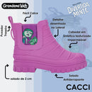 Bota Infantil Lilás Divertidamente Disney Collection Grendene Kids