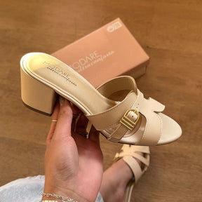 Sandália Mule Modare Salto Bloco Baixo